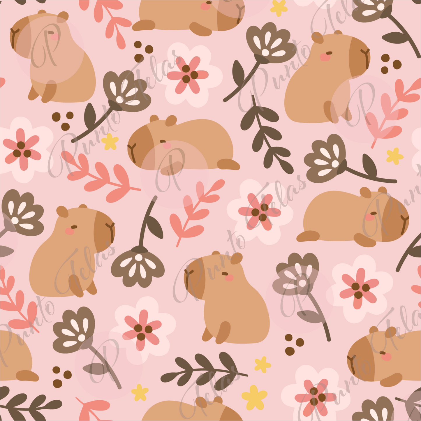 DISEÑO ANIMADO CAPIBARA A4