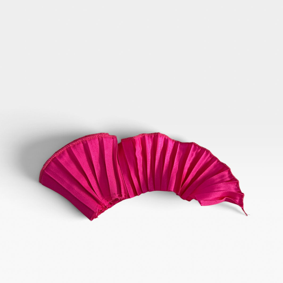 LISTÓN PLISADO SATÍN FUCSIA