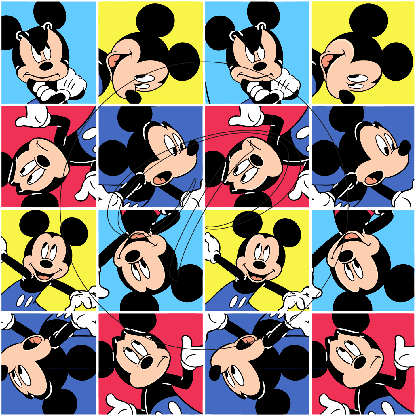 MICKEY 2 POLILONA 45x60 CMS