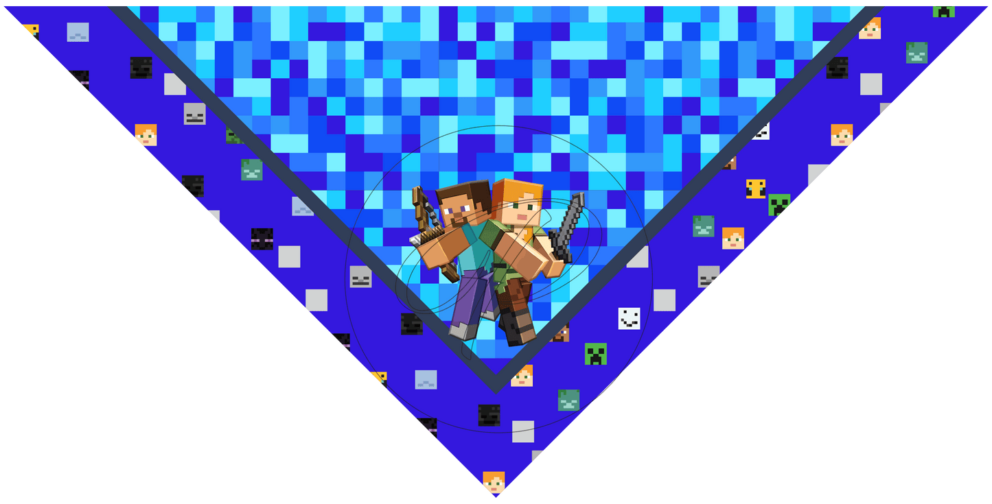 PAÑUELO INFANTIL MINECRAFT 2