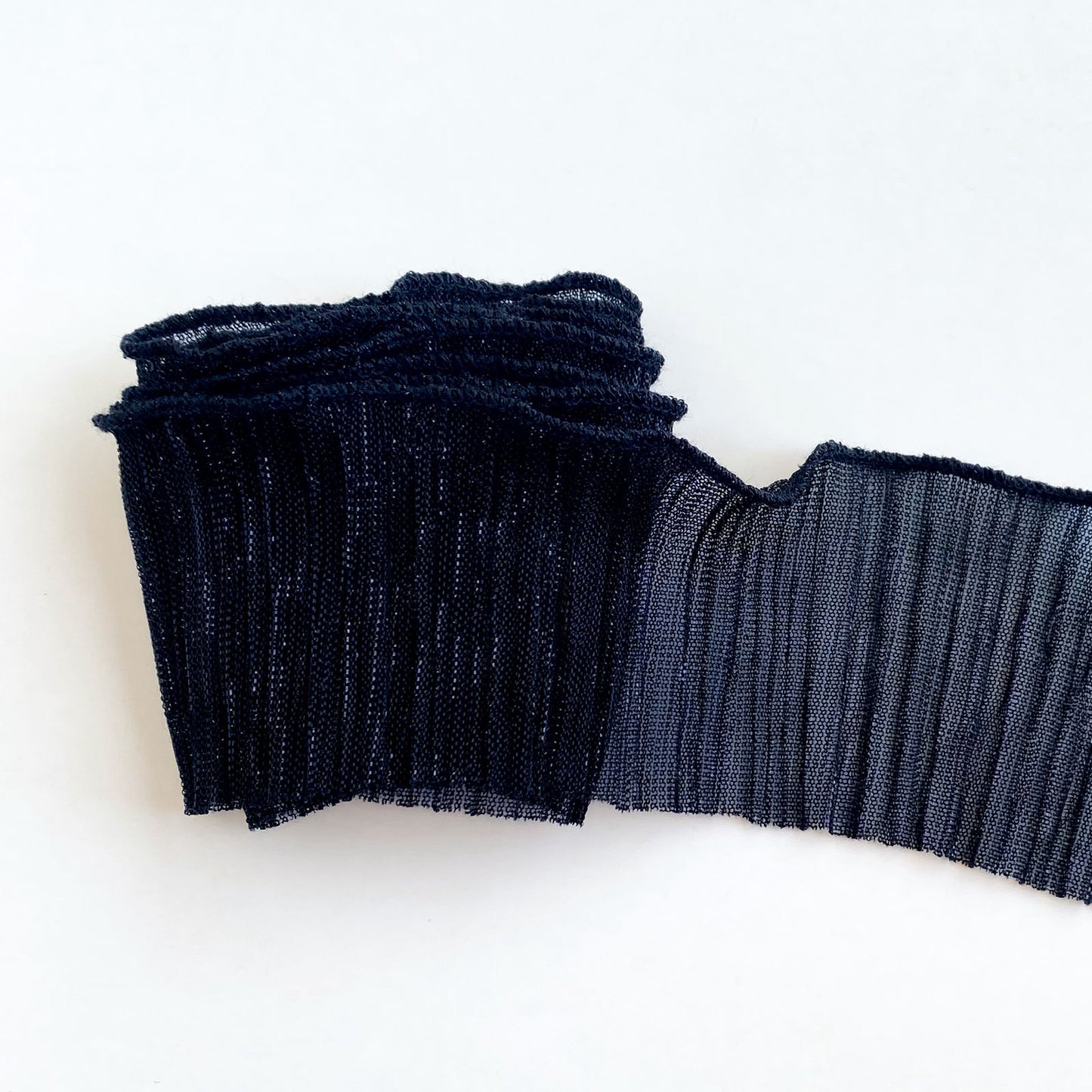 Tira negro gasa lurex
