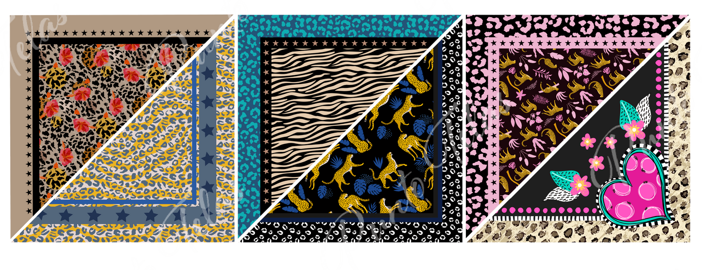 PACK B10 BANDANAS MUJER X 6