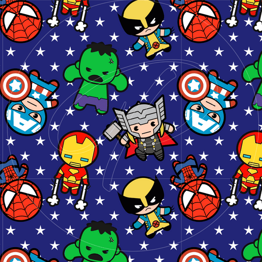57x73 cms DISEÑO ANIMADO AVENGERS 1