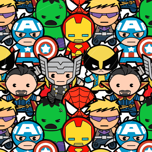57x73 cms DISEÑO ANIMADO AVENGERS 2