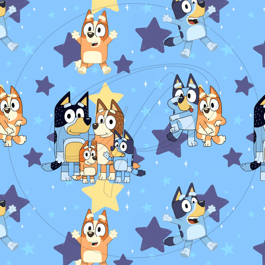 BLUEY 5 POLILONA 45x60 CMS