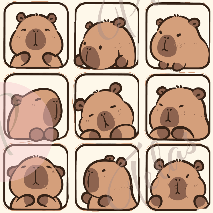 DISEÑO ANIMADO CAPIBARA 11