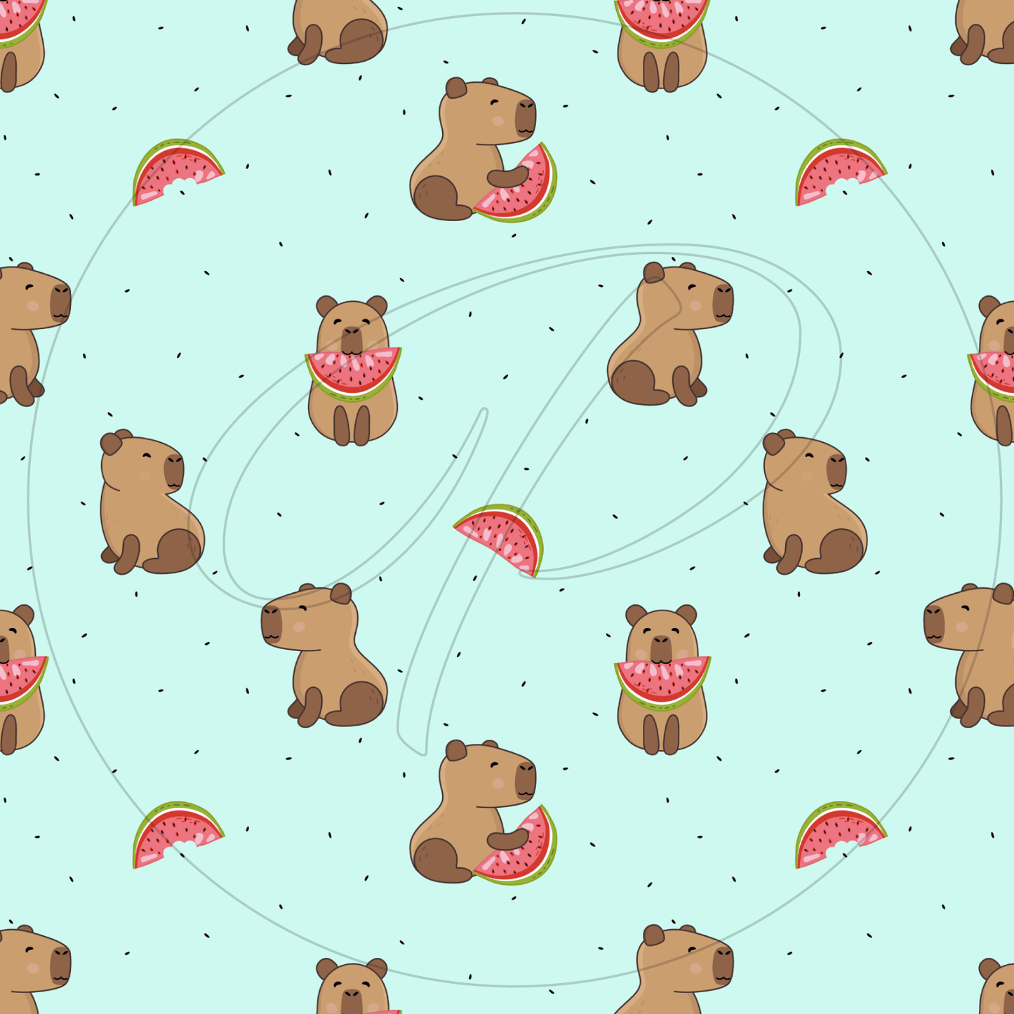 57x73 cms DISEÑO ANIMADO CAPIBARA 5