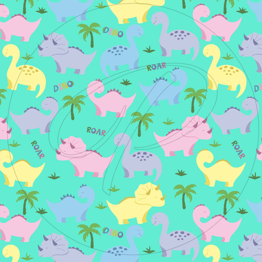 57x73 cms DISEÑO ANIMADO DINO 4