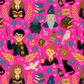 CORTE 12X60 CM  HARRY fondo fucsia