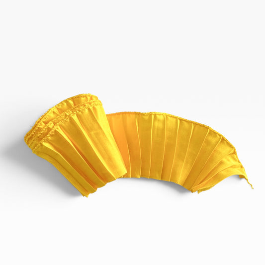 LISTÓN PLISADO SATÍN AMARILLO