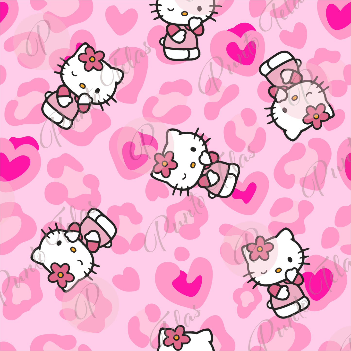 57x73 cms DISEÑO ANIMADO KITTY 2