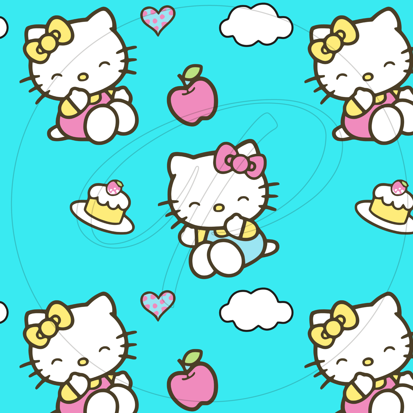 57x73 cms DISEÑO ANIMADO KITTY 4