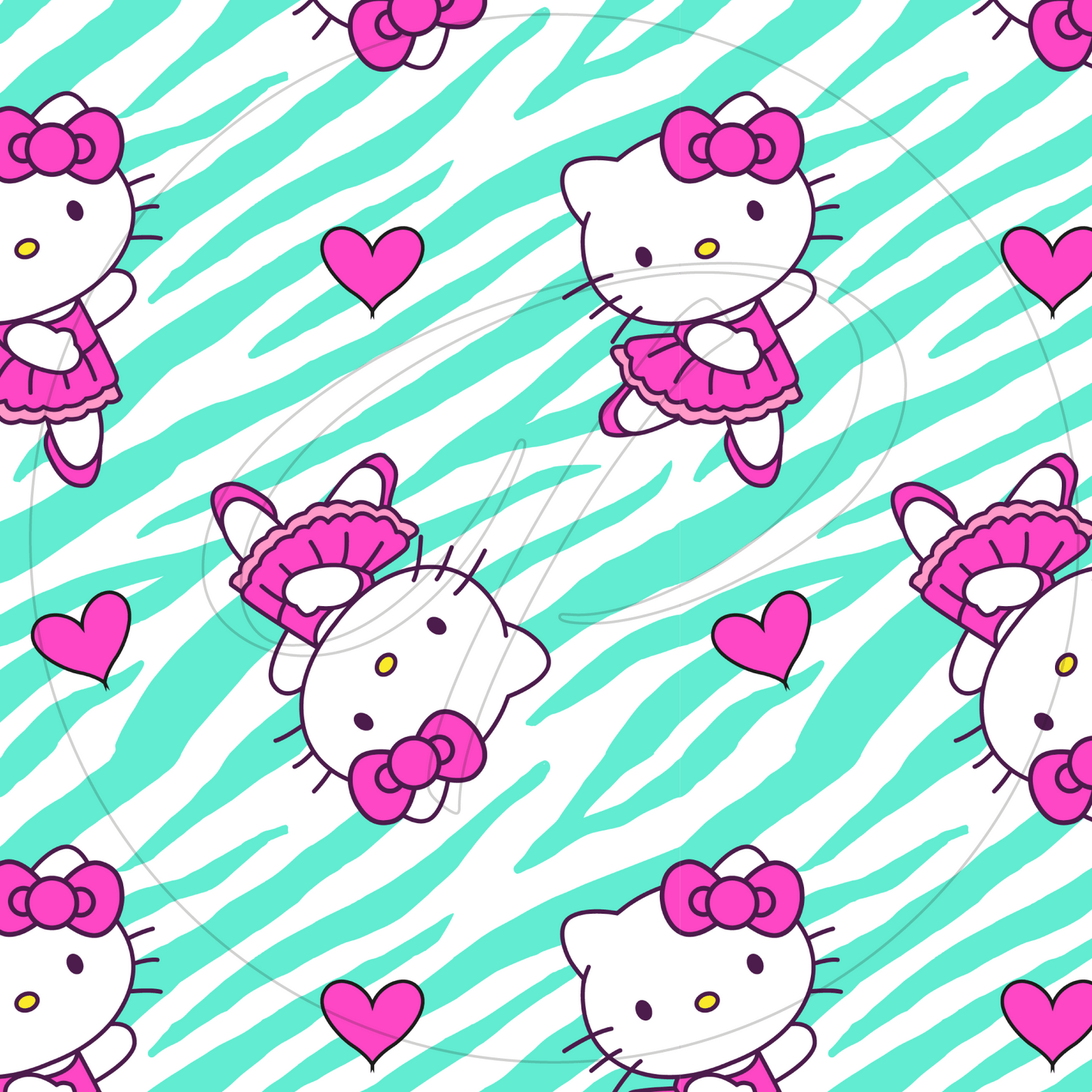 57x73 cms DISEÑO ANIMADO KITTY 5