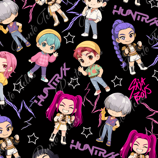 57x73 cms DISEÑO ANIMADO KPOP 2