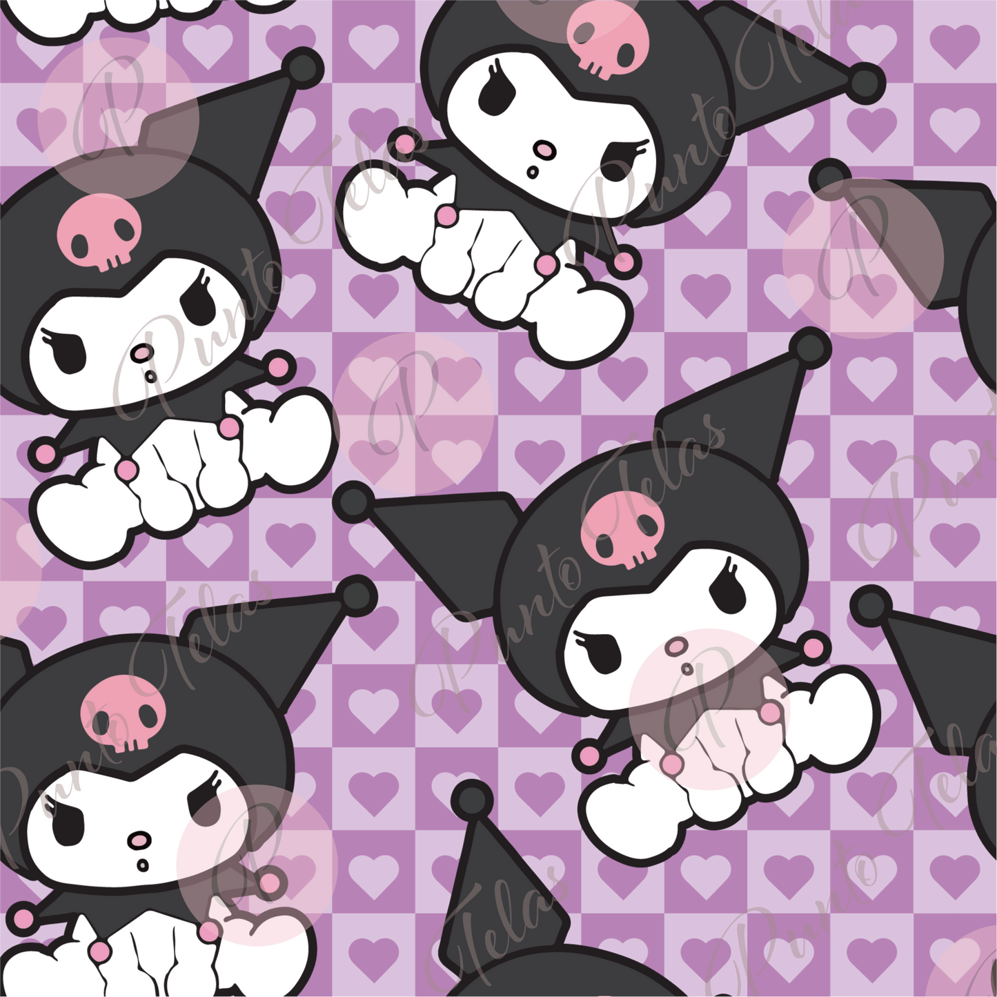 Corte lycra dupont Kuromi 2
