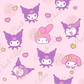Corte lycra dupont Kuromi 3