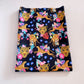 LYCRA DUPONT SUBLIMADA LEOPARDO Y FLORES FONDO NEGRO