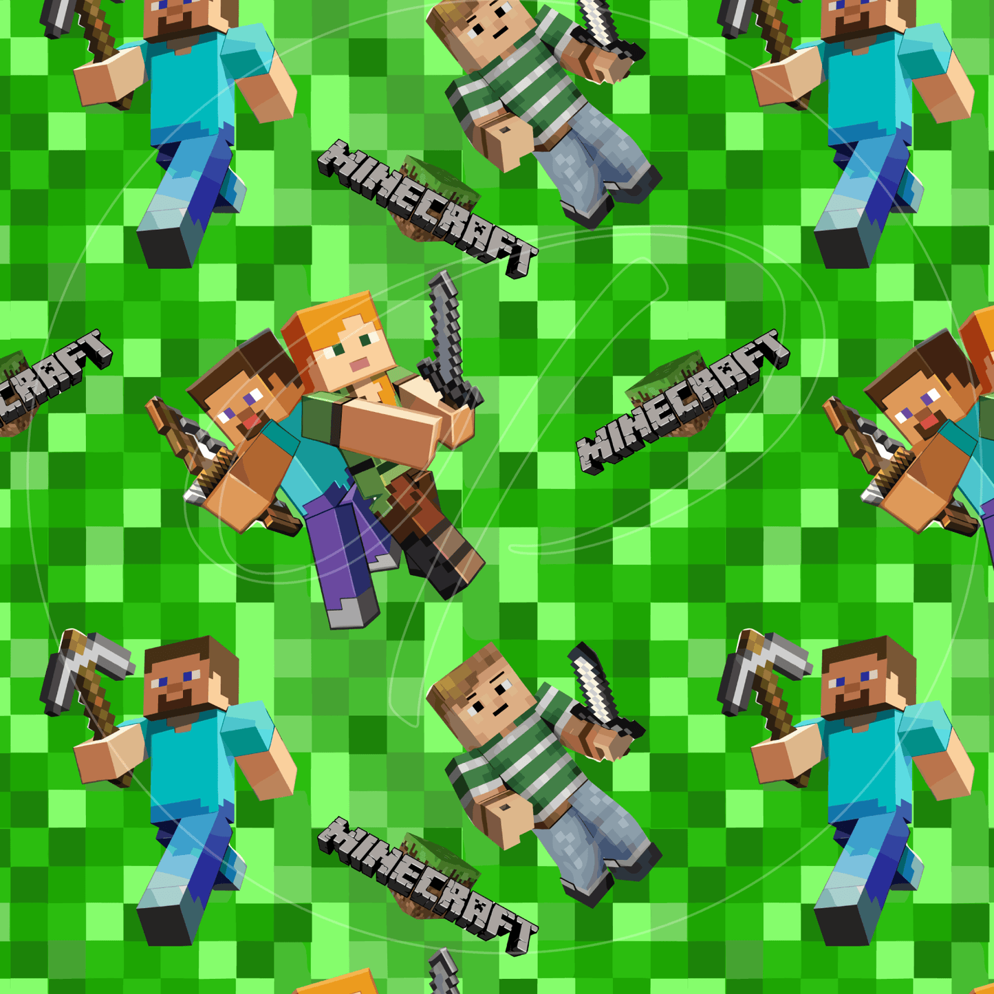 MINECRAFT 1 POLILONA 45x60 CMS