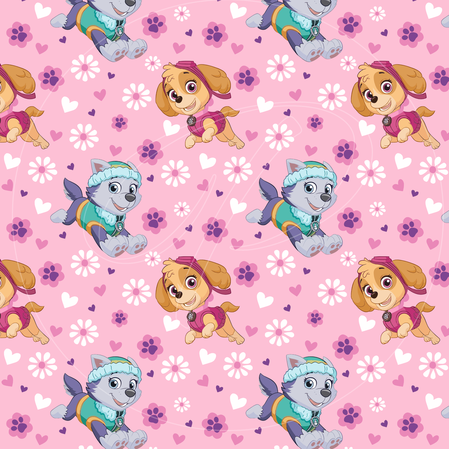 Corte 12X60  lycra dupont PAW PATROL 1