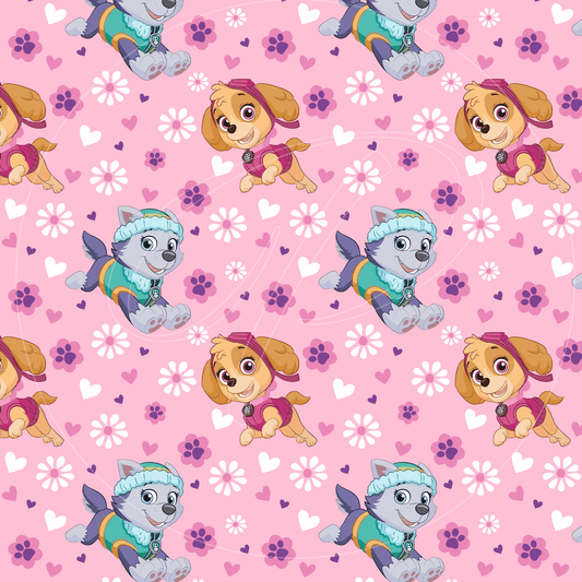 Corte 12X60  lycra dupont PAW PATROL 1
