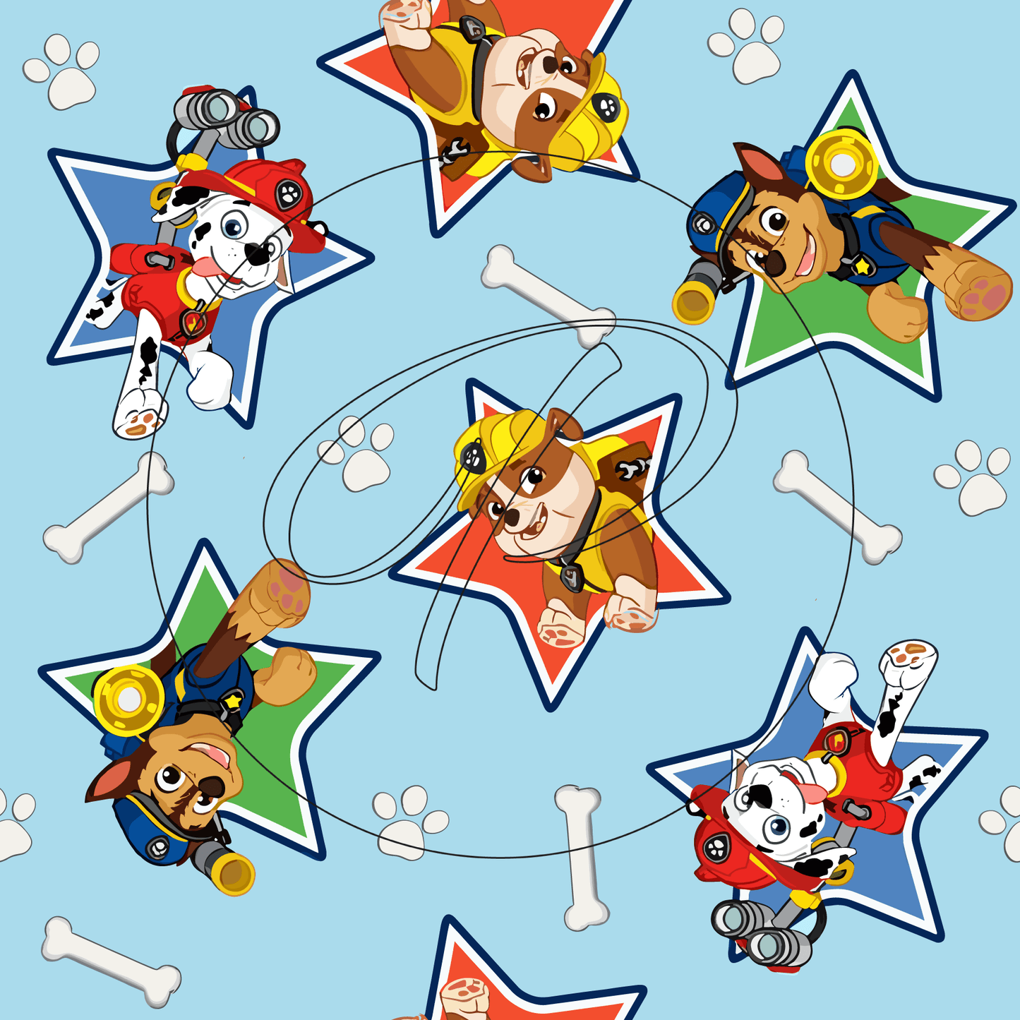PAW PATROL 2 POLILONA 45x60 CMS