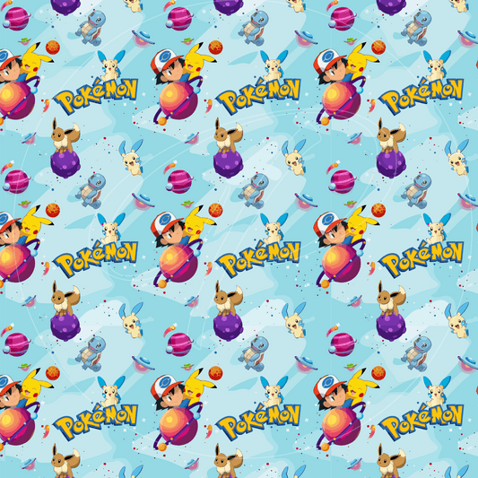 57x73 cms DISEÑO ANIMADO POKEMÓN 1