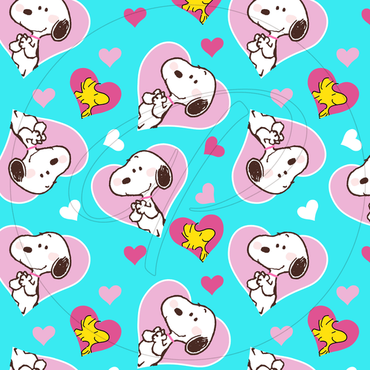SNOOPY CORAZÓN POLILONA 45x60 CMS