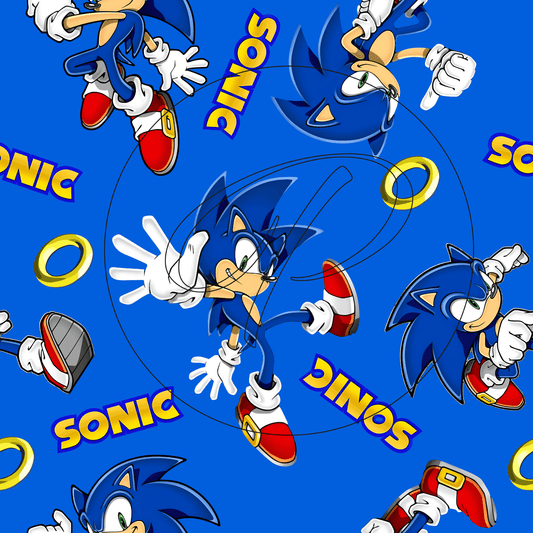 57x73 cms DISEÑO ANIMADO SONIC 1