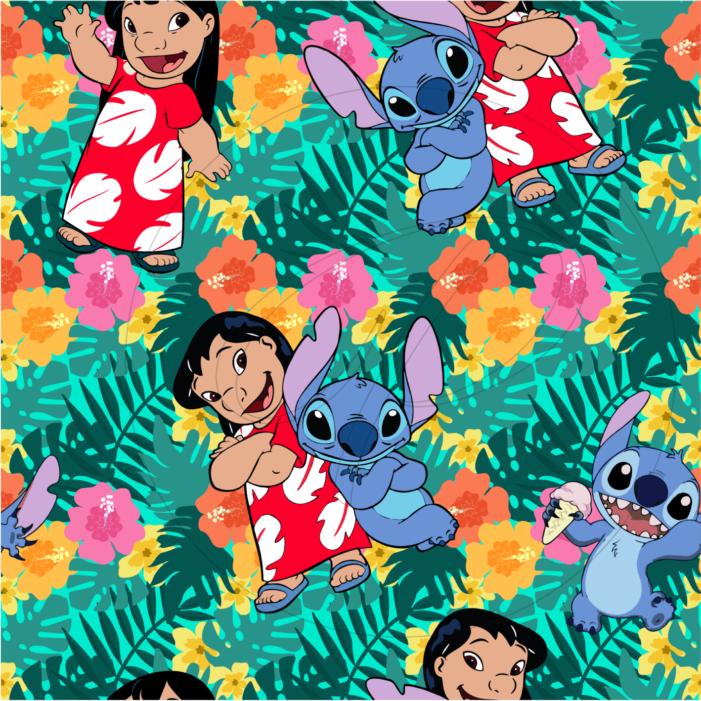 57x73 cms DISEÑO ANIMADO STITCH 7