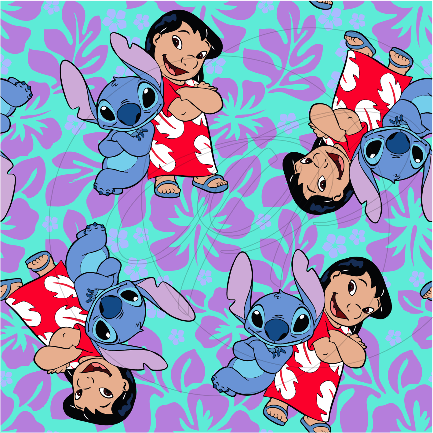 57x73 cms DISEÑO ANIMADO STITCH 8