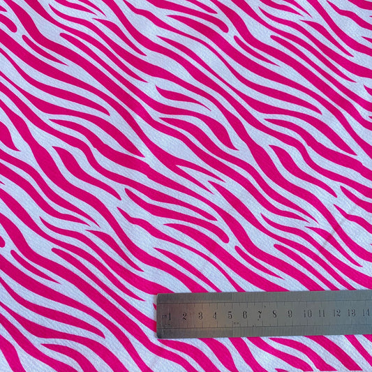 Sofía sublimada cebra fucsia/blanco