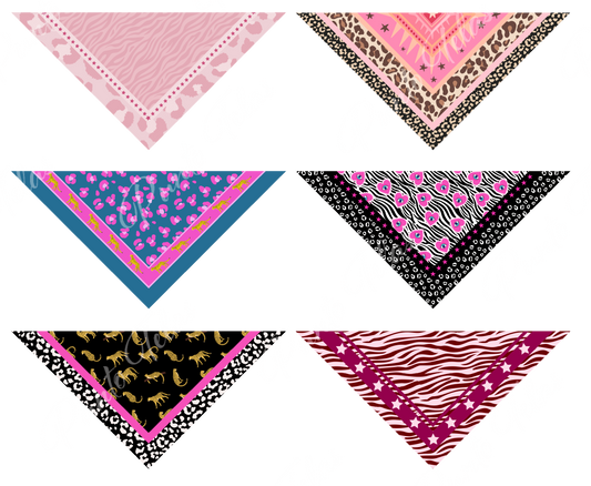 PACK B2  BANDANAS MUJER X 6