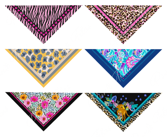 PACK B4  BANDANAS MUJER X 6