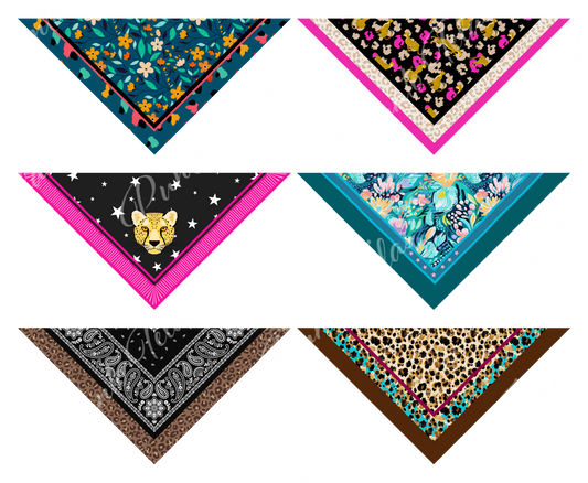 PACK B5  BANDANAS MUJER X 6